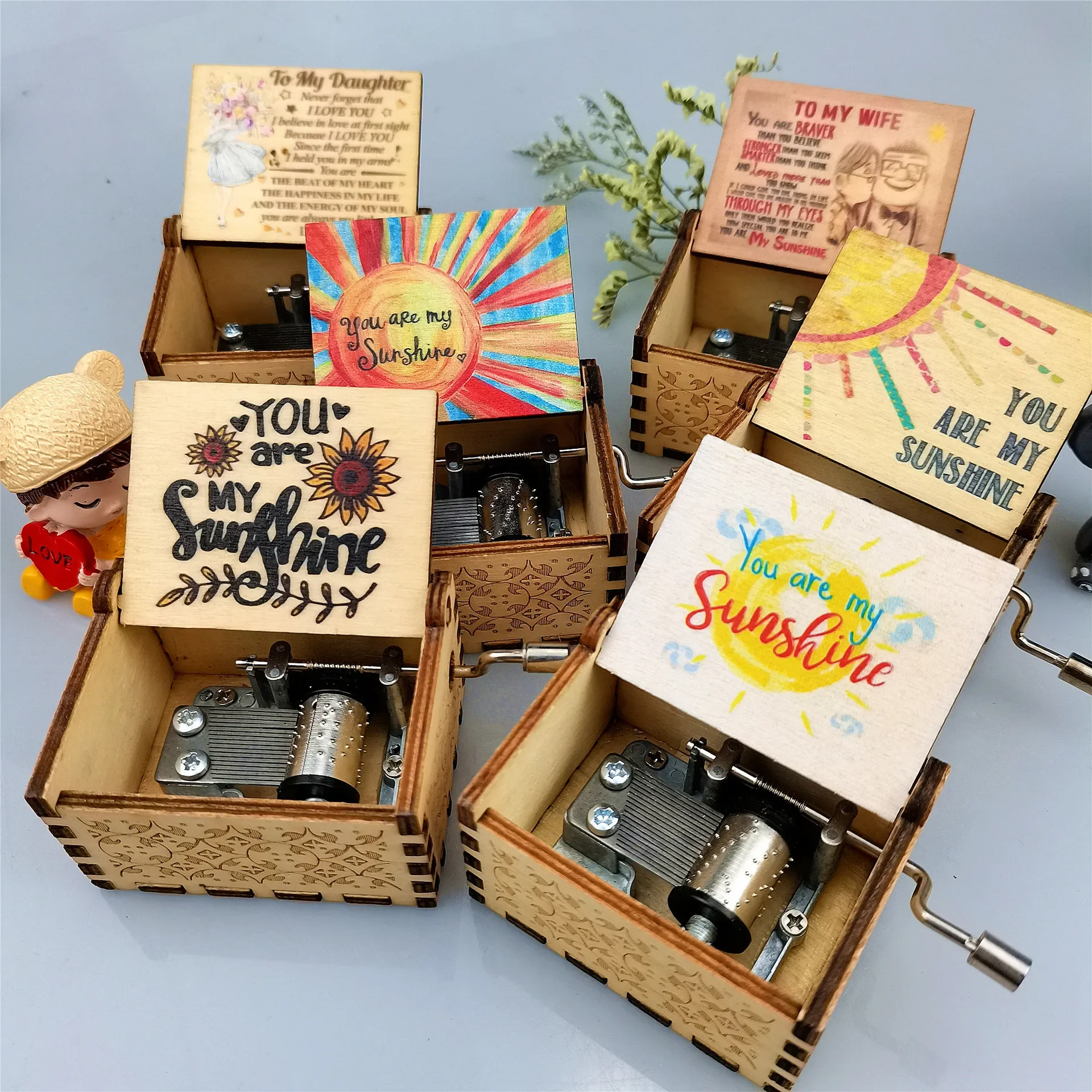 Musical Instrument Cajon - You Are My Sunshine Music Box