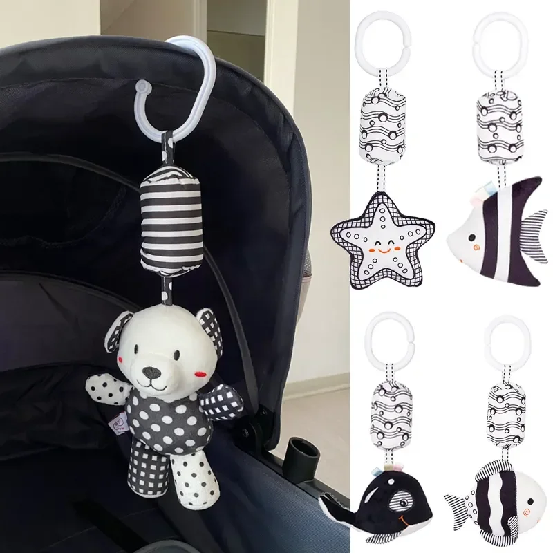 Musical Instrument Rattle - Stroller Bed Hanging Bell Plush Doll