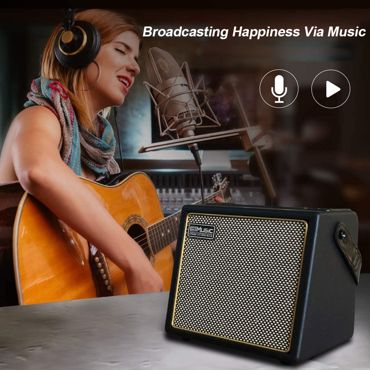 Musical Instrument Amplifier - Coolmusic BP mini Acoustic Electric Guitar