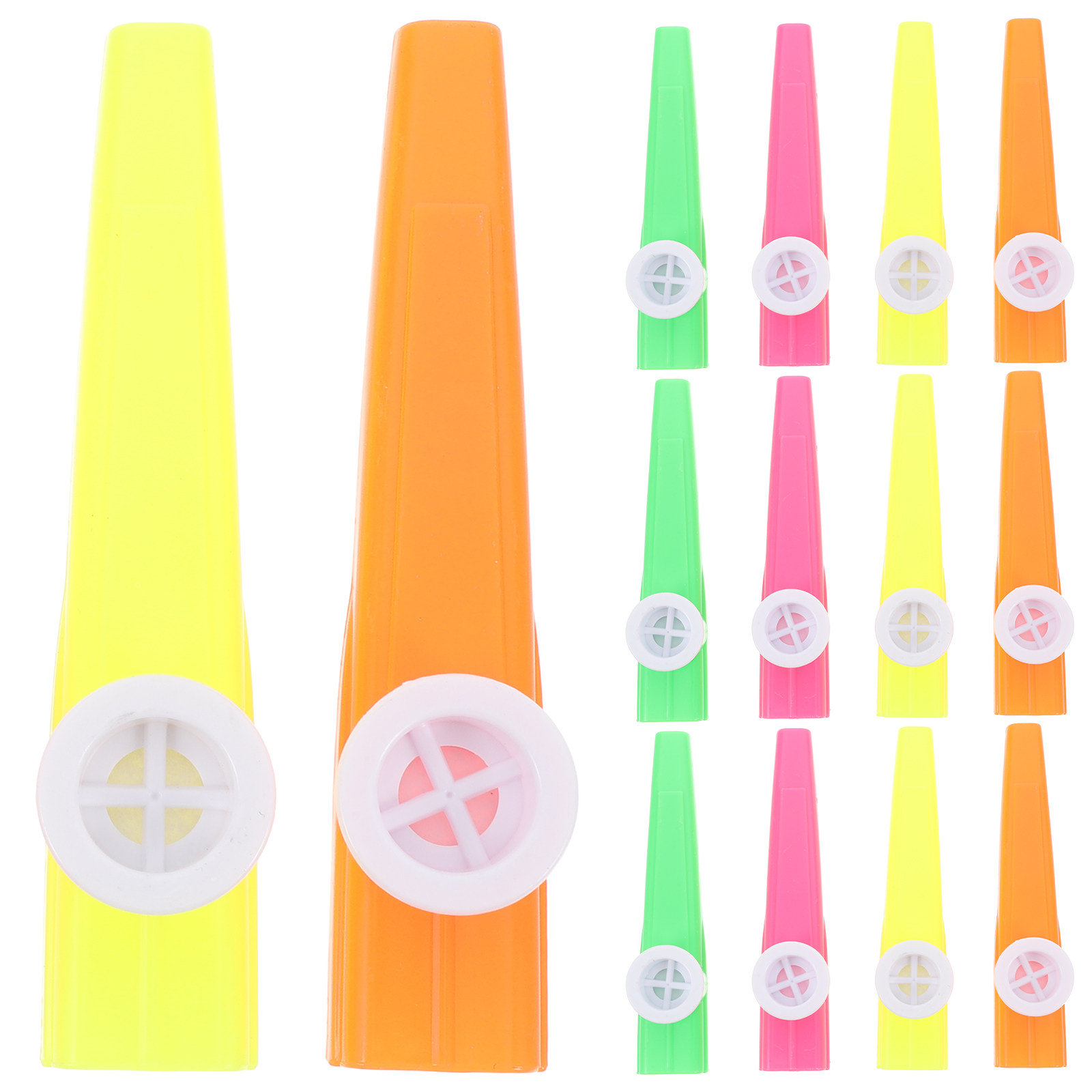 Musical Instrument Kazoo - 24Pcs Plastic Kazoos Assorted Colors Lightweight