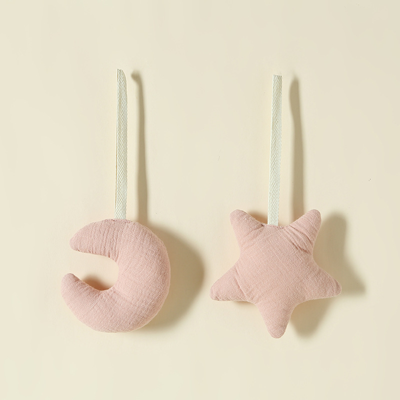 Musical Instrument Rattle - 100% Cotton Gauze Baby Stroller Rattle