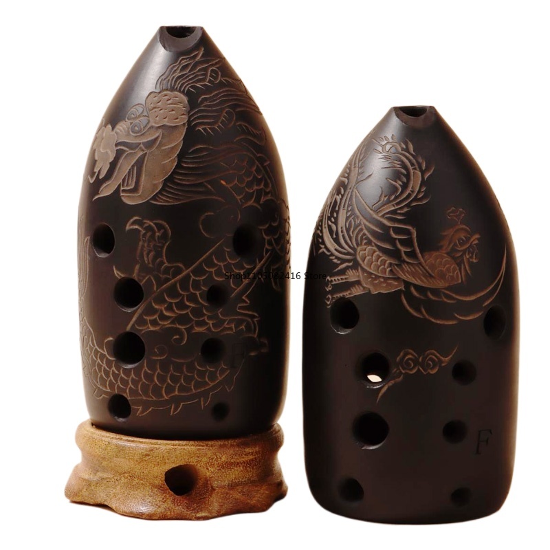 Musical Instrument Ancient - 8/10 Holes Chinese Ancient Xun Professional
