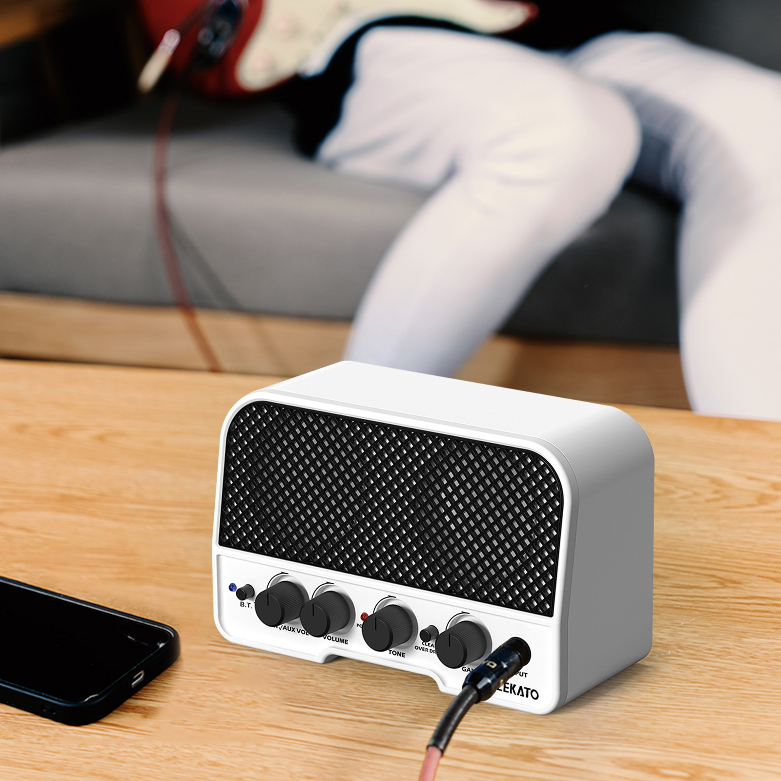 Musical Instrument Amplifier - LEKATO JA-02 II Mini Guitar Amplifier