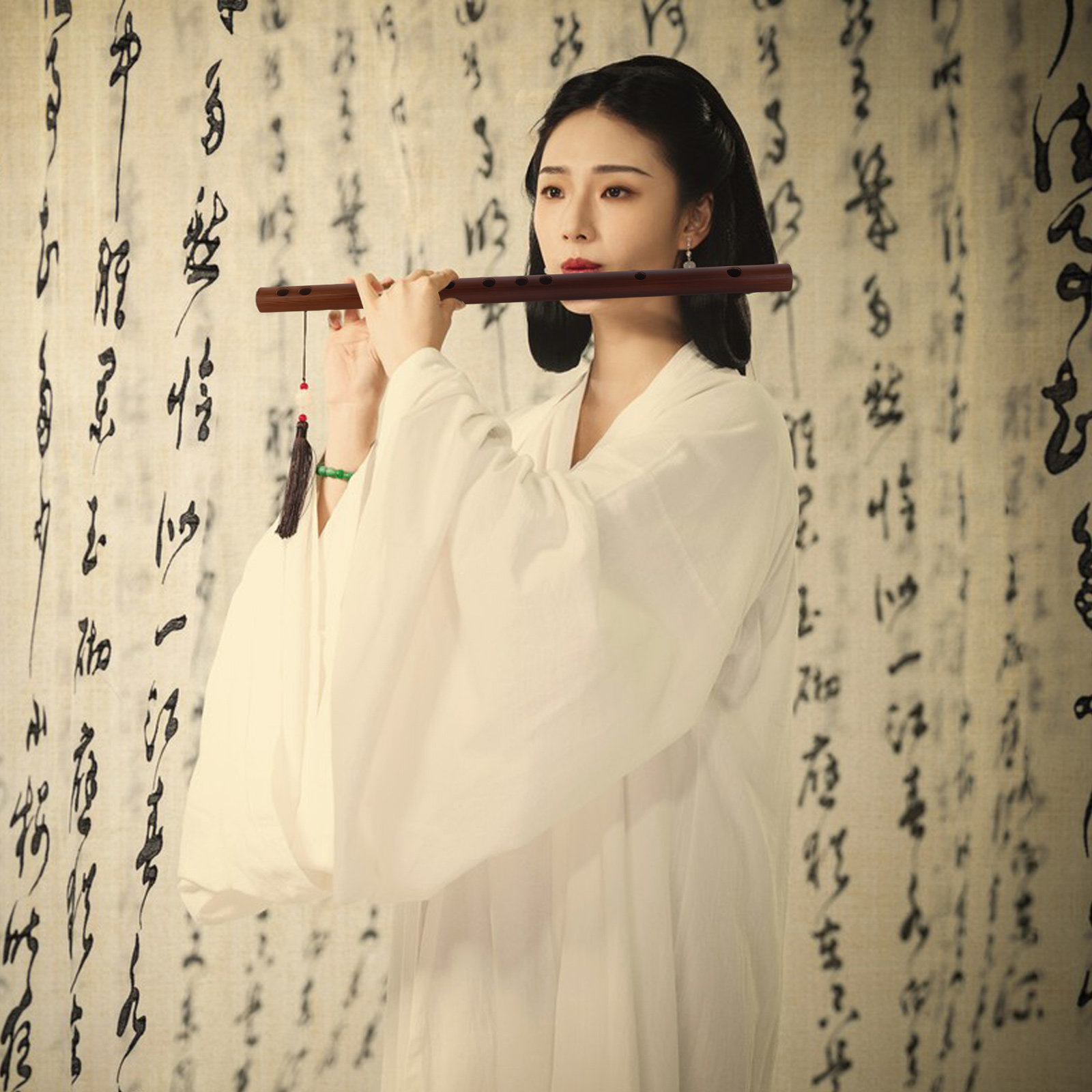 Musical Instrument Fife - 1Set Bamboo Flute Adult F Key