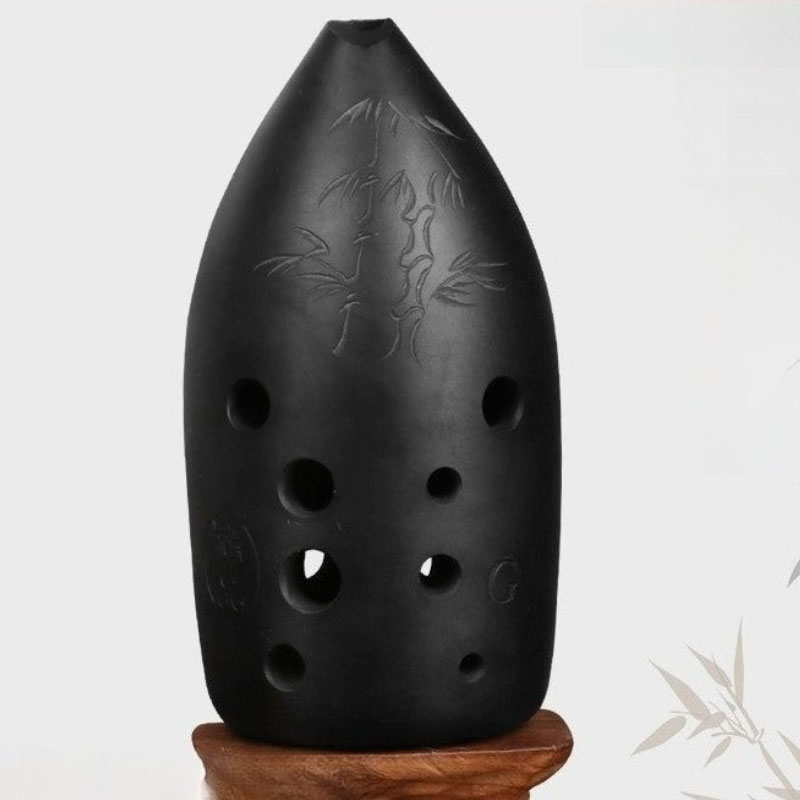 Professional Pottery Xun Black - Musical Instrument Ancient 评论和价格