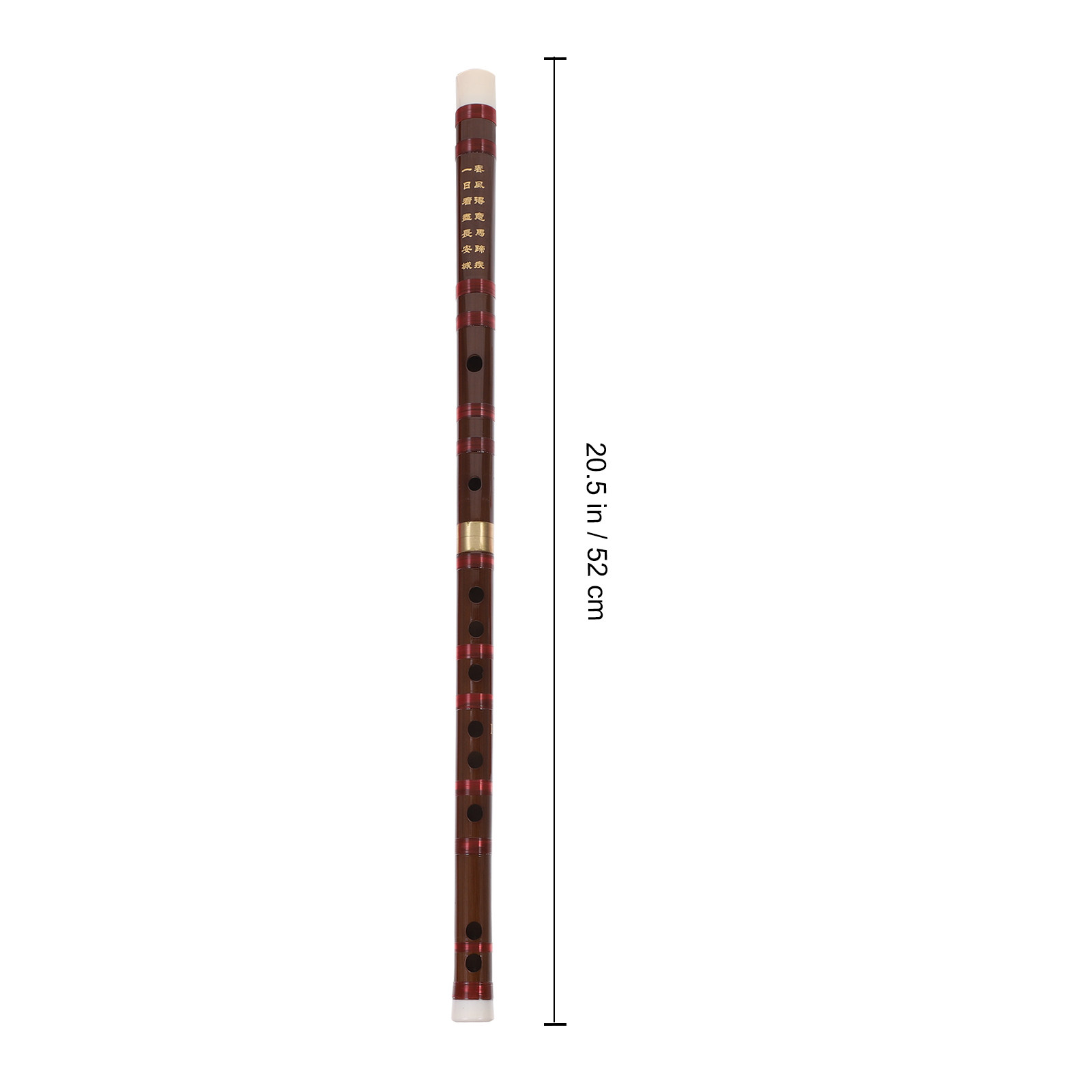 Bamboo Flute Hand Carved Yello - Musical Instrument Fife 评论和价格