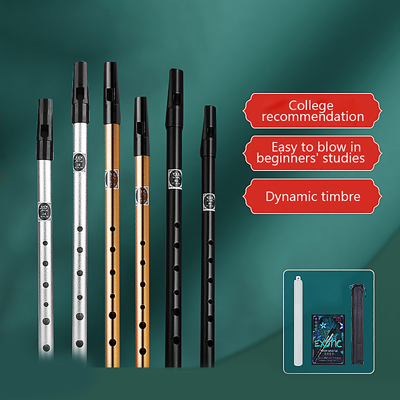 1Pc 6 Hole Flute C/D Key Irish - Penny Whistle D 评论和价格