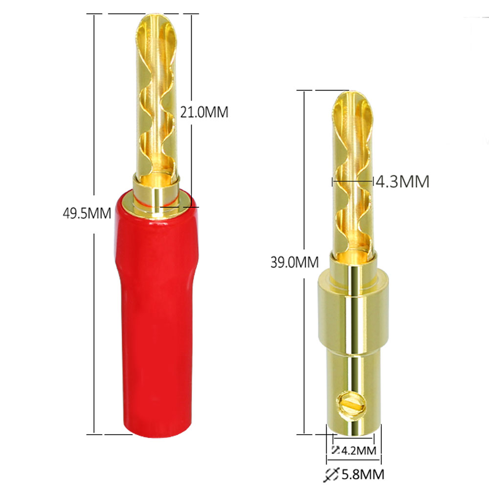 Musical Sound Banana Plugs for - Musical Instrument Amplifier 评论和价格