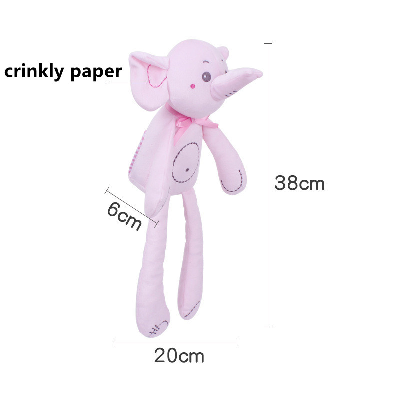 Cartoon Animal Stuffed Baby To - Musical Instrument Rattle 评论和价格