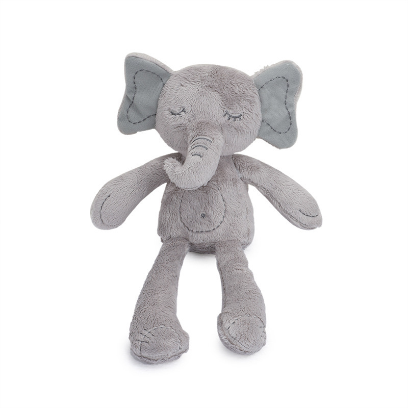 Cartoon Animal Stuffed Baby To - Musical Instrument Rattle 评论和价格