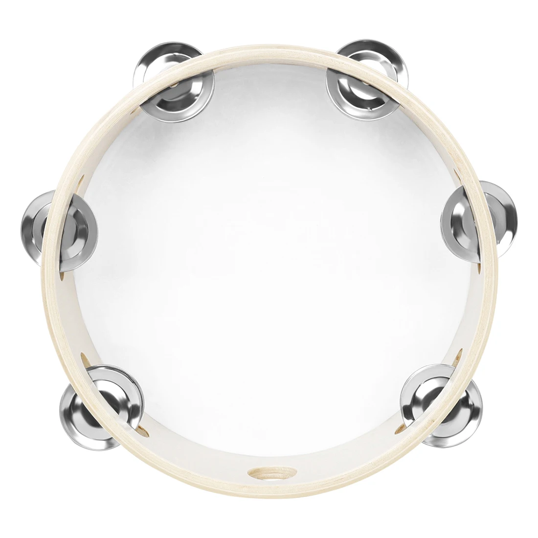 Portable 8 Inch Tambourine Sin - Musical Instrument Ancient 评论和价格