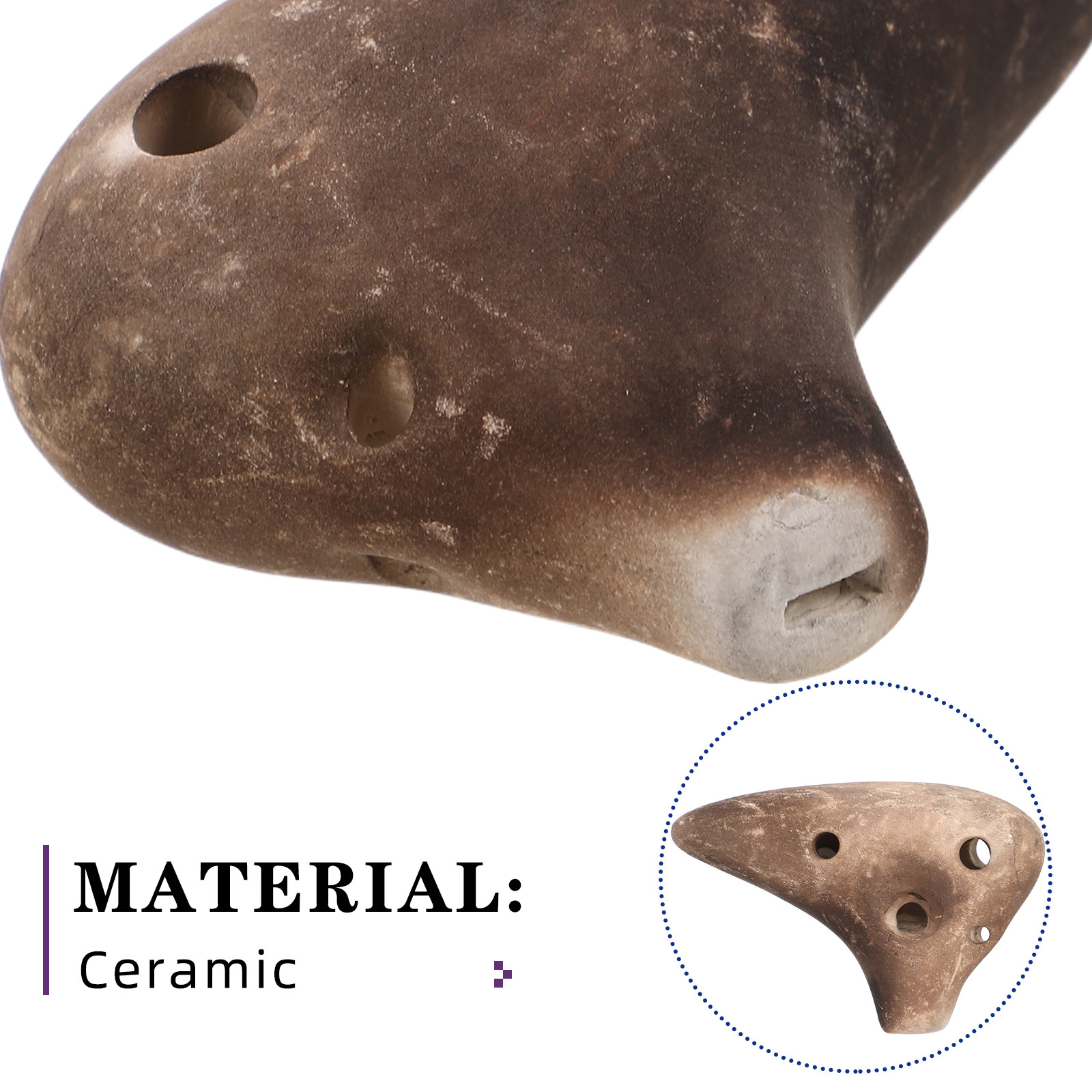 Compact 6 Hole Mini Ocarina Ce - Musical Instrument I Play 评论和价格