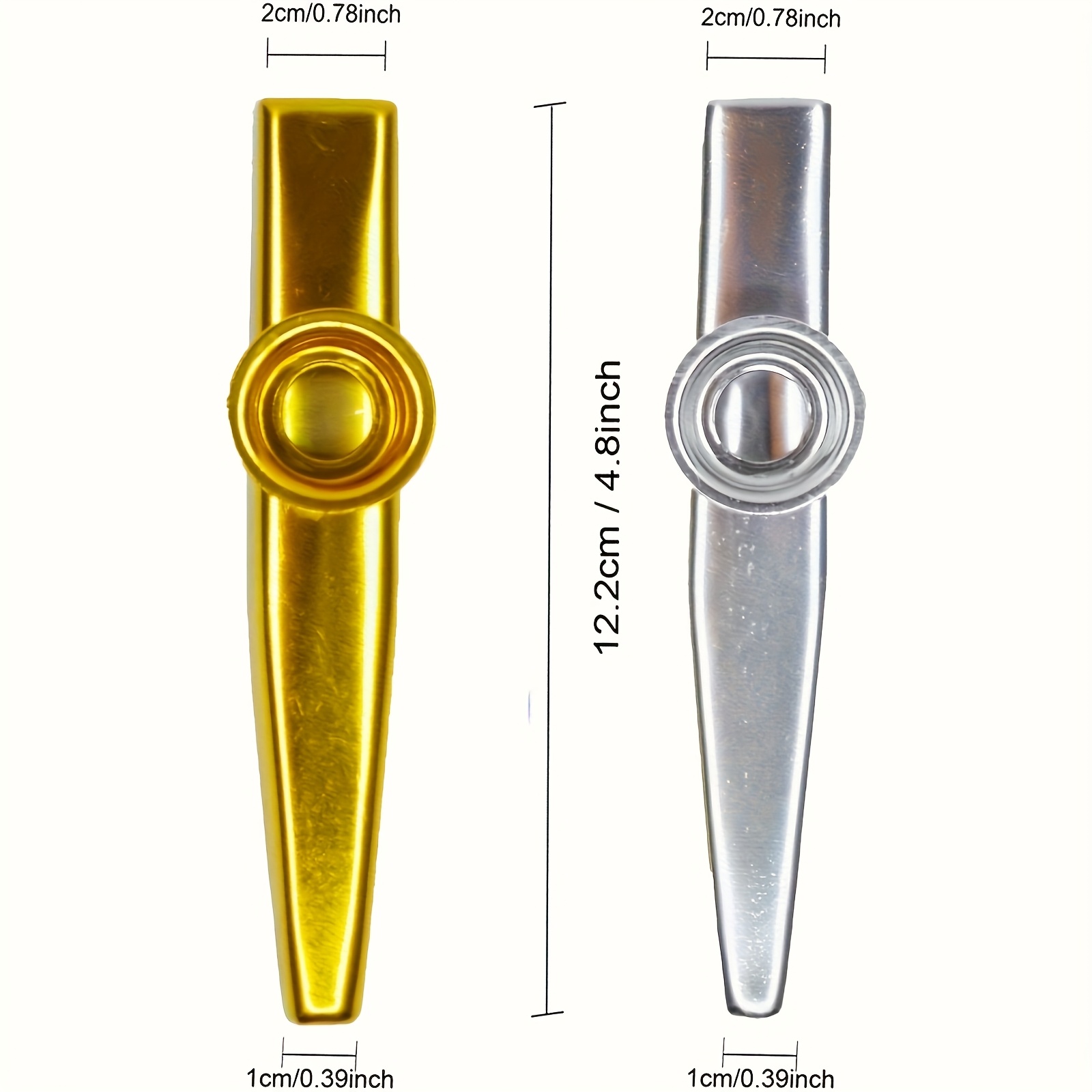 7pcs Metal Kazoos Simple Desig - Musical Instrument Kazoo 评论和价格