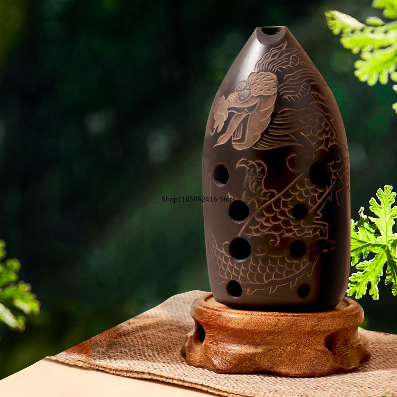 8/10 Holes Chinese Ancient Xun - Musical Instrument Ancient 评论和价格