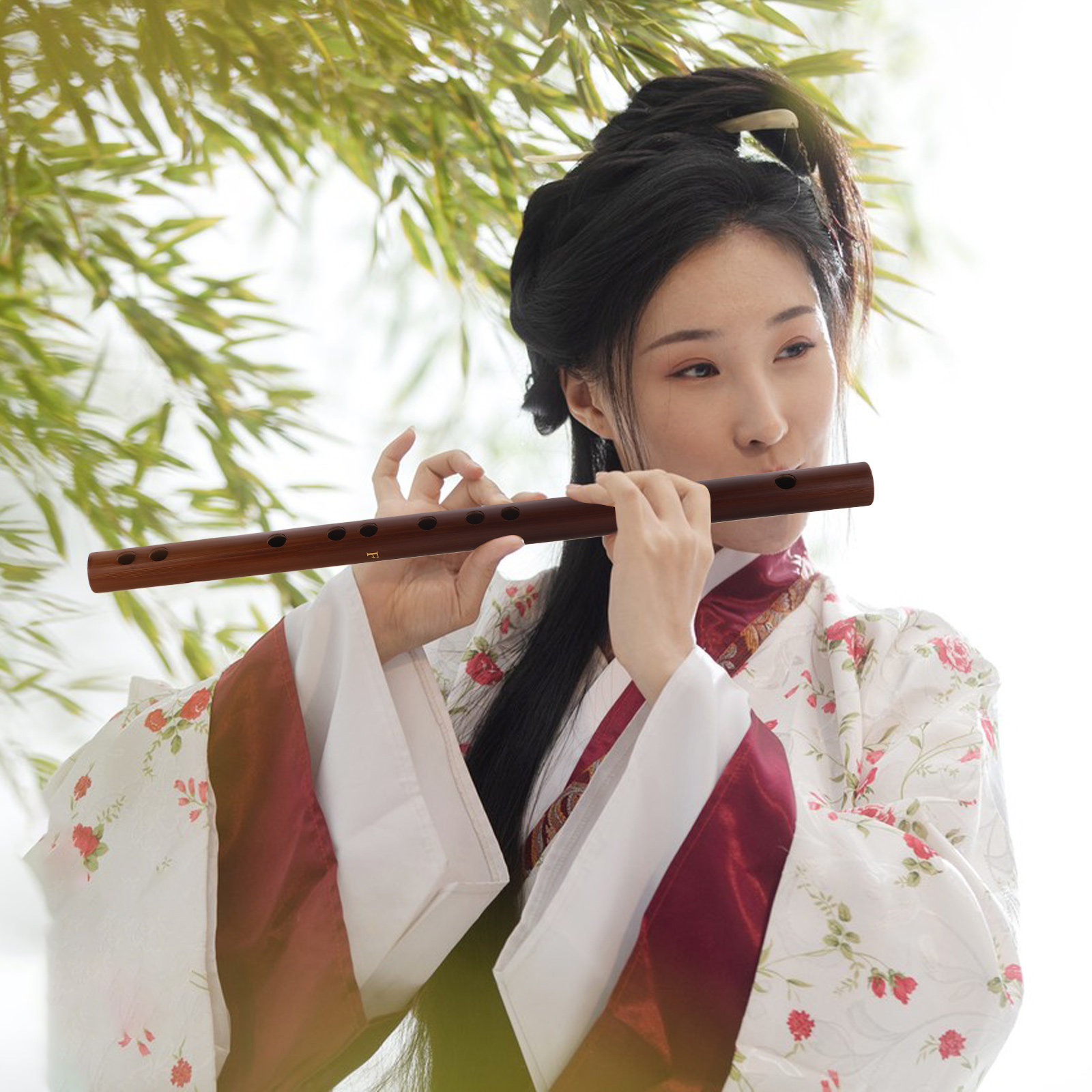 1Set Bamboo Flute Adult F Key  - Musical Instrument Fife 评论和价格