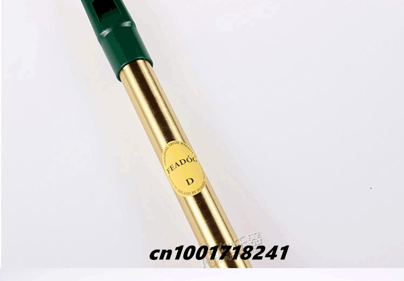 Brass Irish Whistle Flute Fead - Penny Whistle D 评论和价格