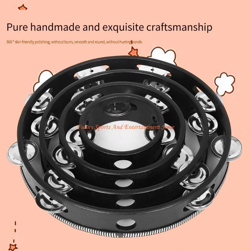 C4DE 4pcs Double Row Bells Tam - Musical Instrument I Play 评论和价格