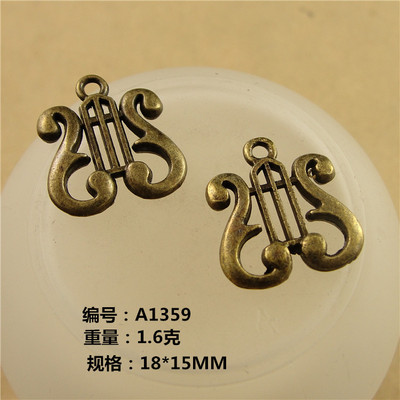 100pcs 17x16mm Zinc Alloy Anci - Musical Instrument Ancient 评论和价格