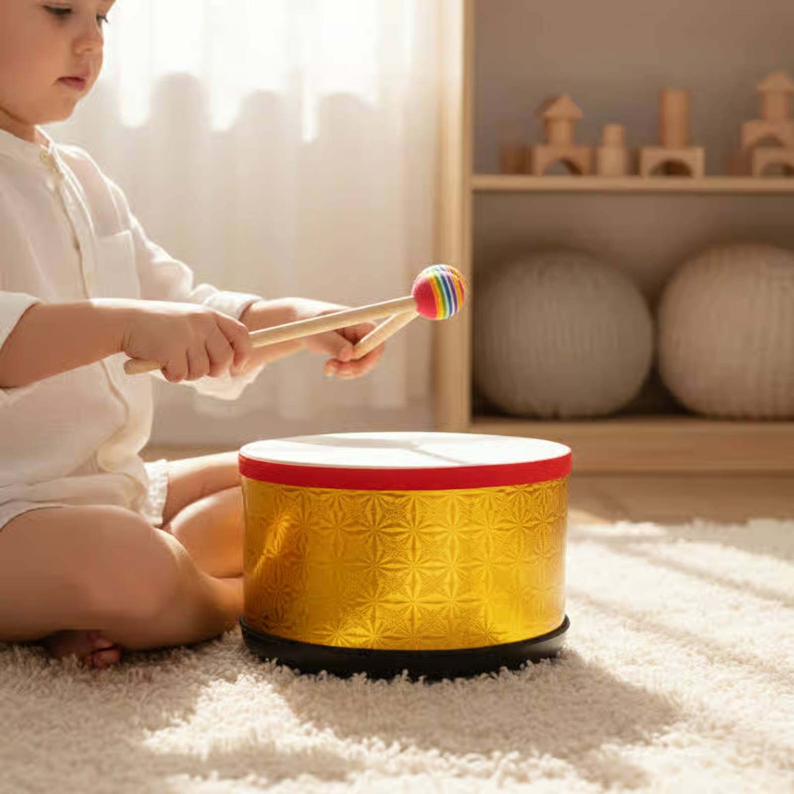 Rhythm Drum 10 Inch Hand Drum  - Musical Instrument I Play 评论和价格