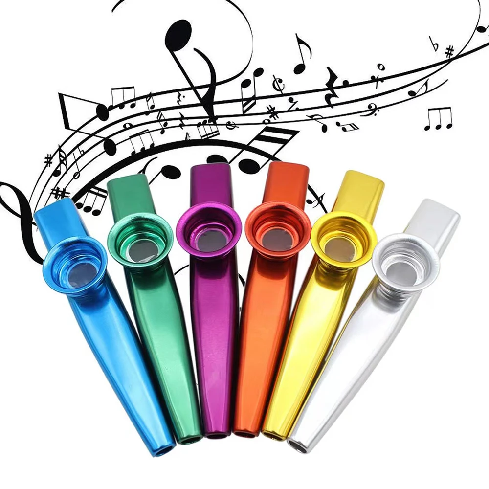 Colourful Kazoo Golden Metal K - Musical Instrument Kazoo 评论和价格