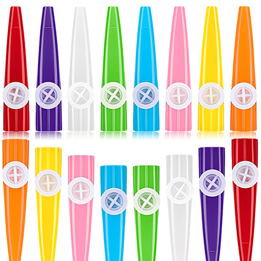 6pcs 11.5cm Plastic Kazoo Anci - Musical Instrument Ancient 评论和价格