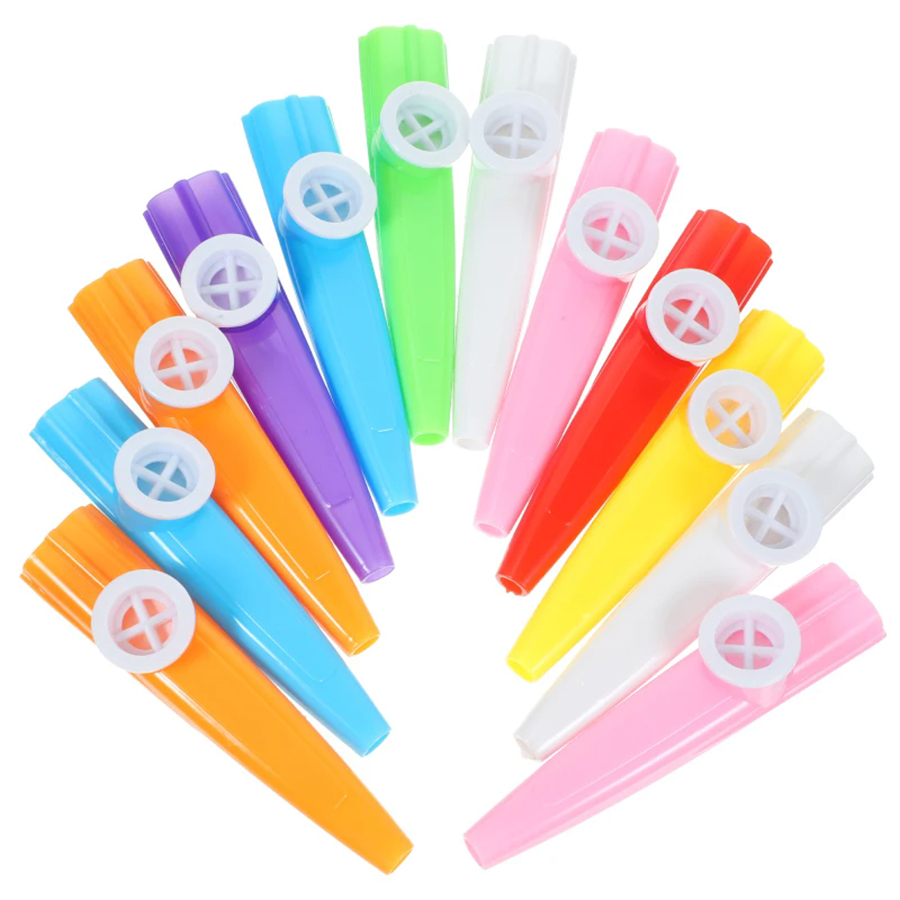 6pcs 11.5cm Plastic Kazoo Anci - Musical Instrument Ancient 评论和价格