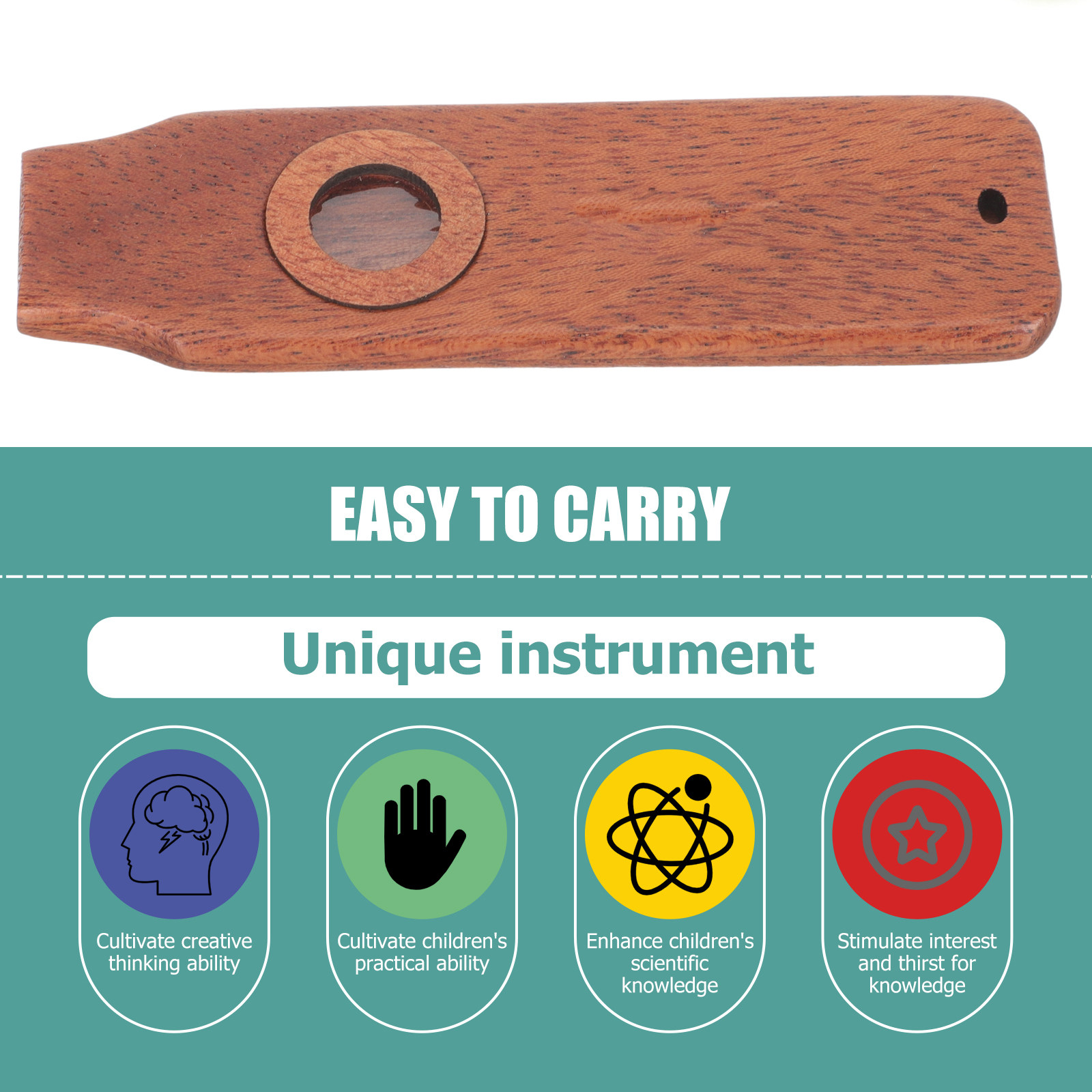1Set Wood Kazoo Musical Instru - Musical Instrument Kazoo 评论和价格