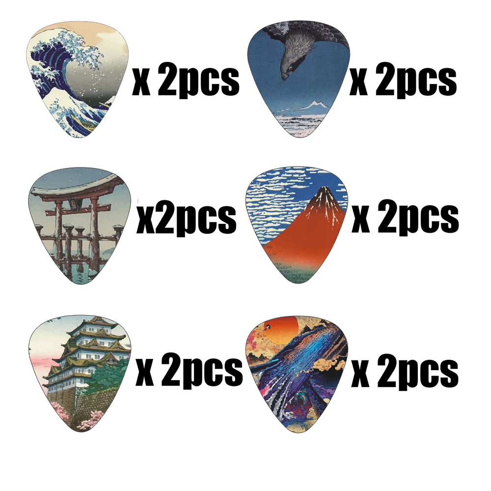 New 12pcs/set  Guitar Picks -  - Musical Instrument Photo 评论和价格