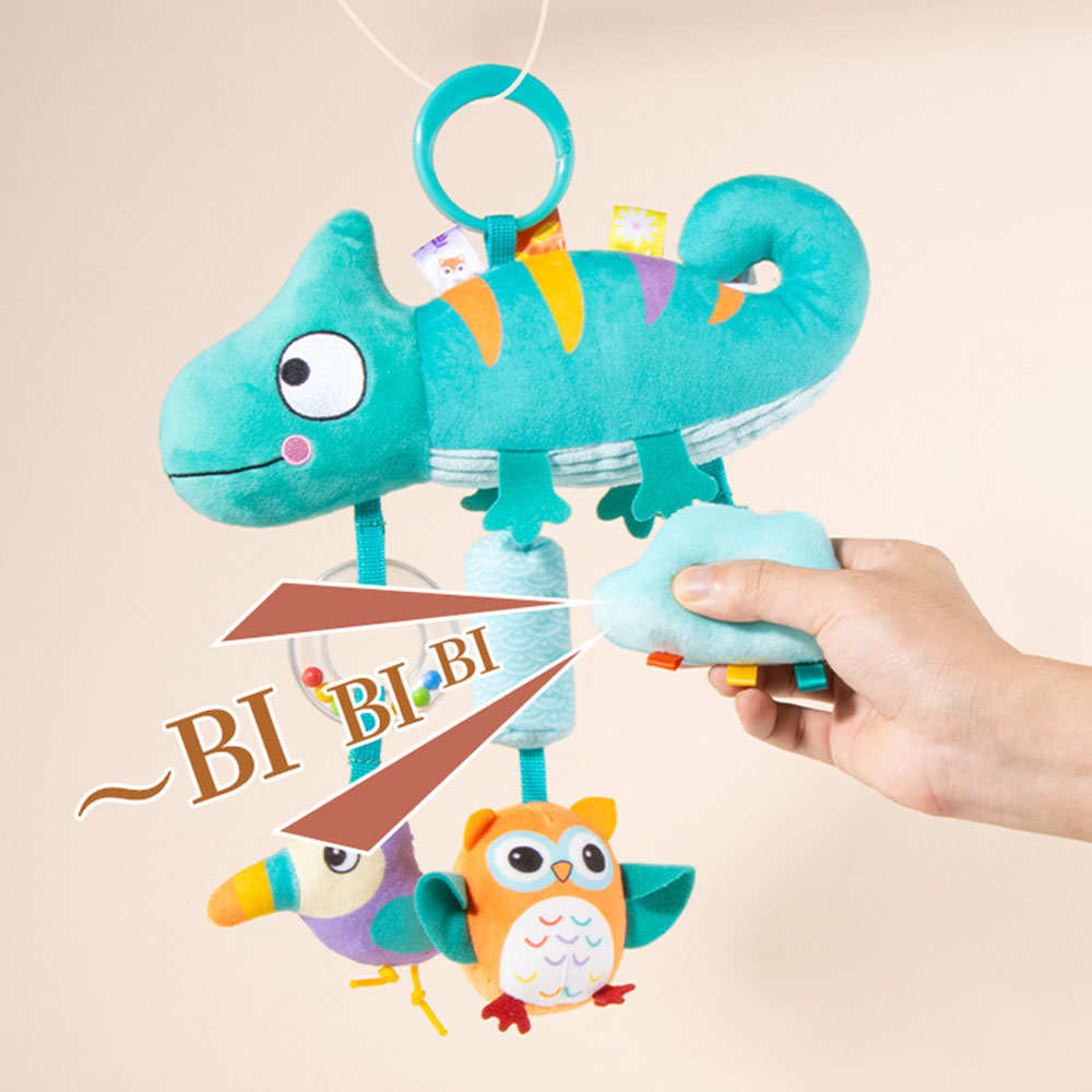 Soft Cartoon Animal Hanging Ra - Musical Instrument Rattle 评论和价格