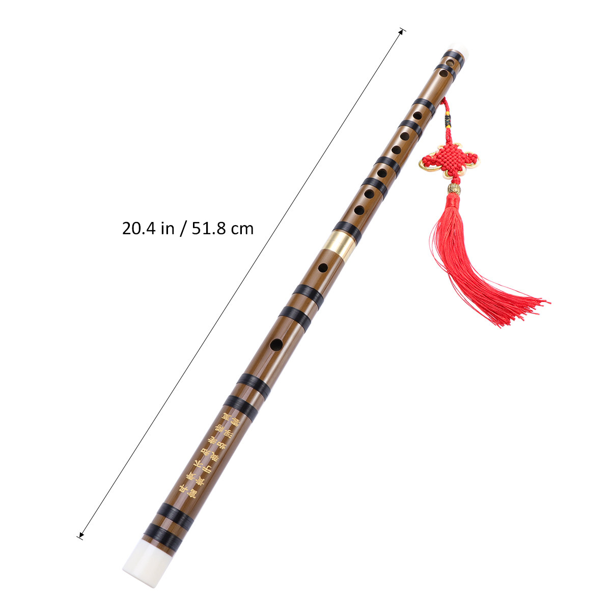 Bamboo Flute Yellow Brass Hand - Musical Instrument Fife 评论和价格