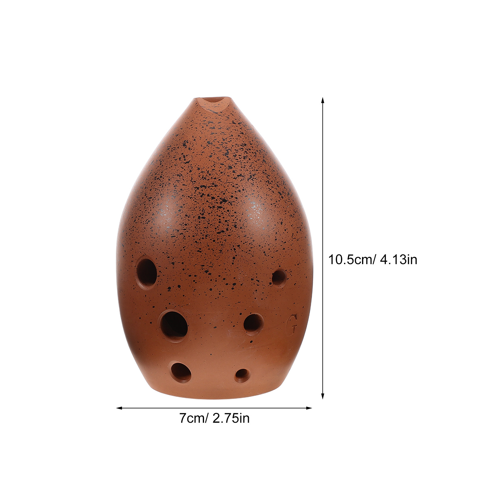 Ceramic Ocarina Flute 8 Hole C - Musical Instrument Ancient 评论和价格
