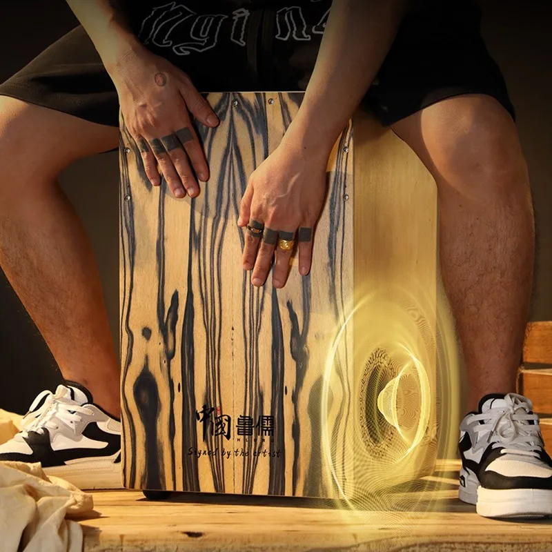 Solid Wood Cajon Box Drum Prof - Musical Instrument Cajon 评论和价格
