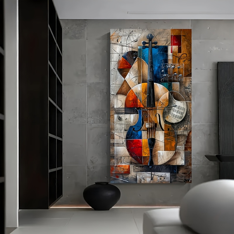 Modern Abstract Cello Poster P - Musical Instrument Photo 评论和价格