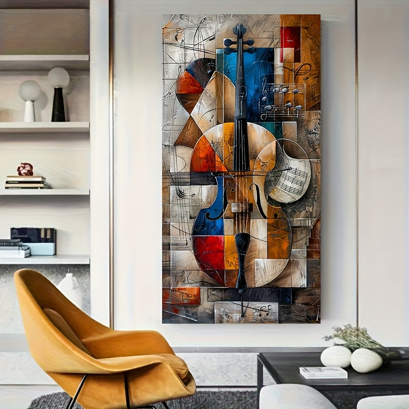 Modern Abstract Cello Poster P - Musical Instrument Photo 评论和价格