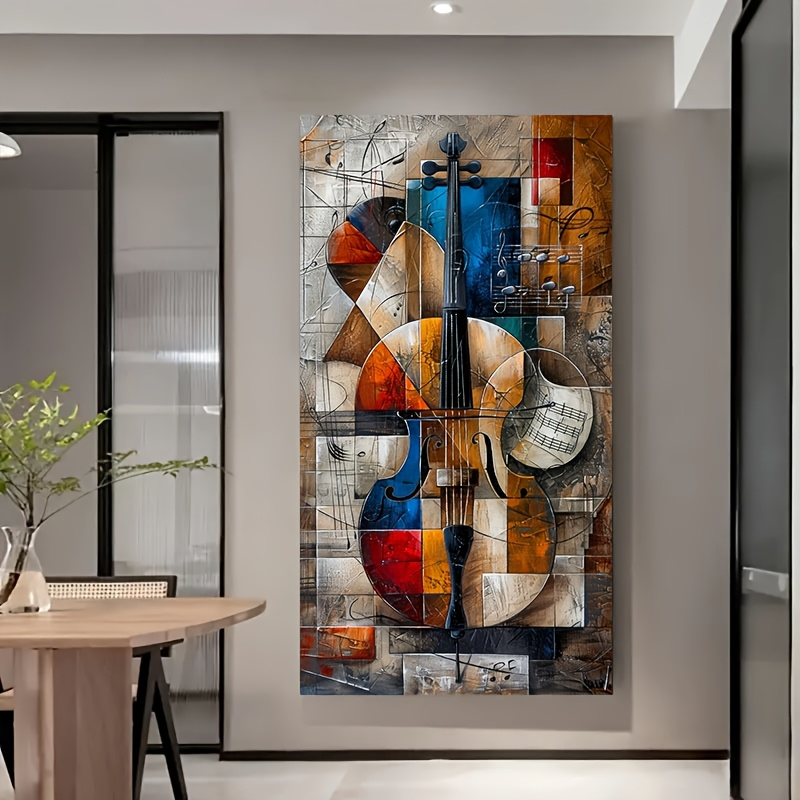 Modern Abstract Cello Poster P - Musical Instrument Photo 评论和价格